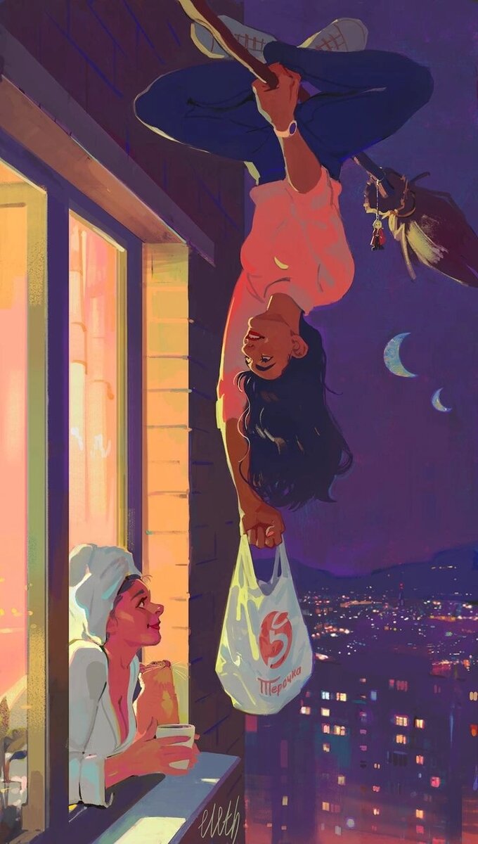 Изображение главной героини, автор рисунка Ю.Журавлева(Eleth)