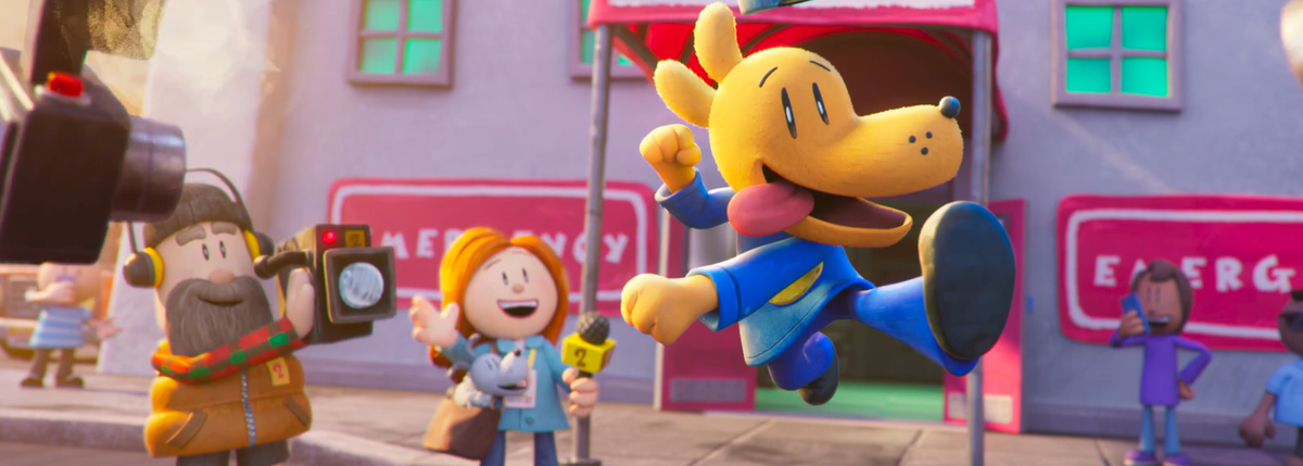 Кадр из мультфильма "Догмен: Пушистая справедливость"