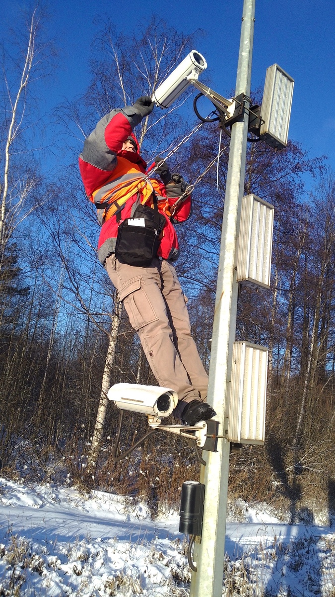 Монтаж КАУ-В компанией "ГК "Аспект безопасности" в Подмосковье.