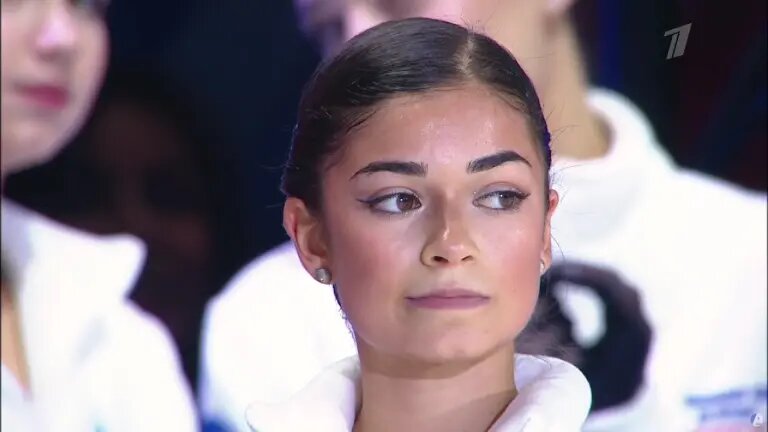 Аделия Петросян. Фото: стоп-кадр прямого эфира "Первого канала".