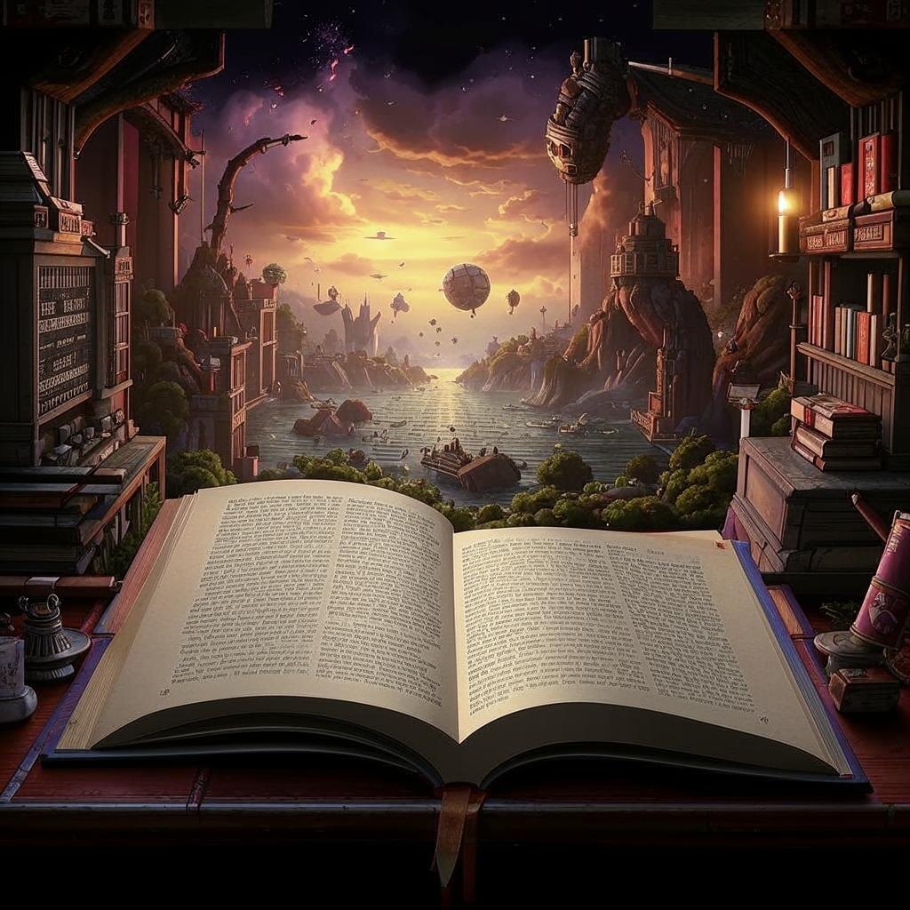 Книги погружают читателя в неведомые миры