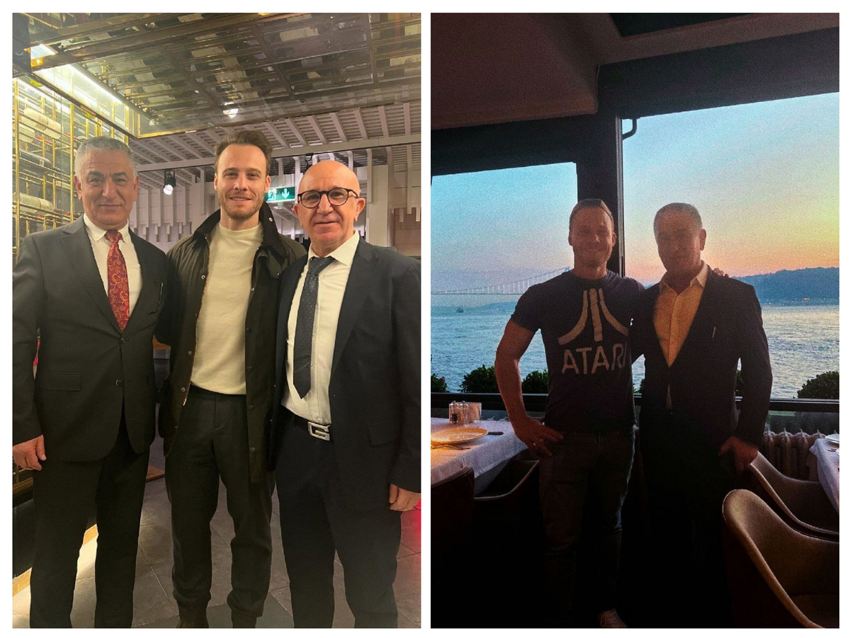 Керем в  Del Mare в декабре и июле прошлого года. Источник телеграм-канал thebursin_yup