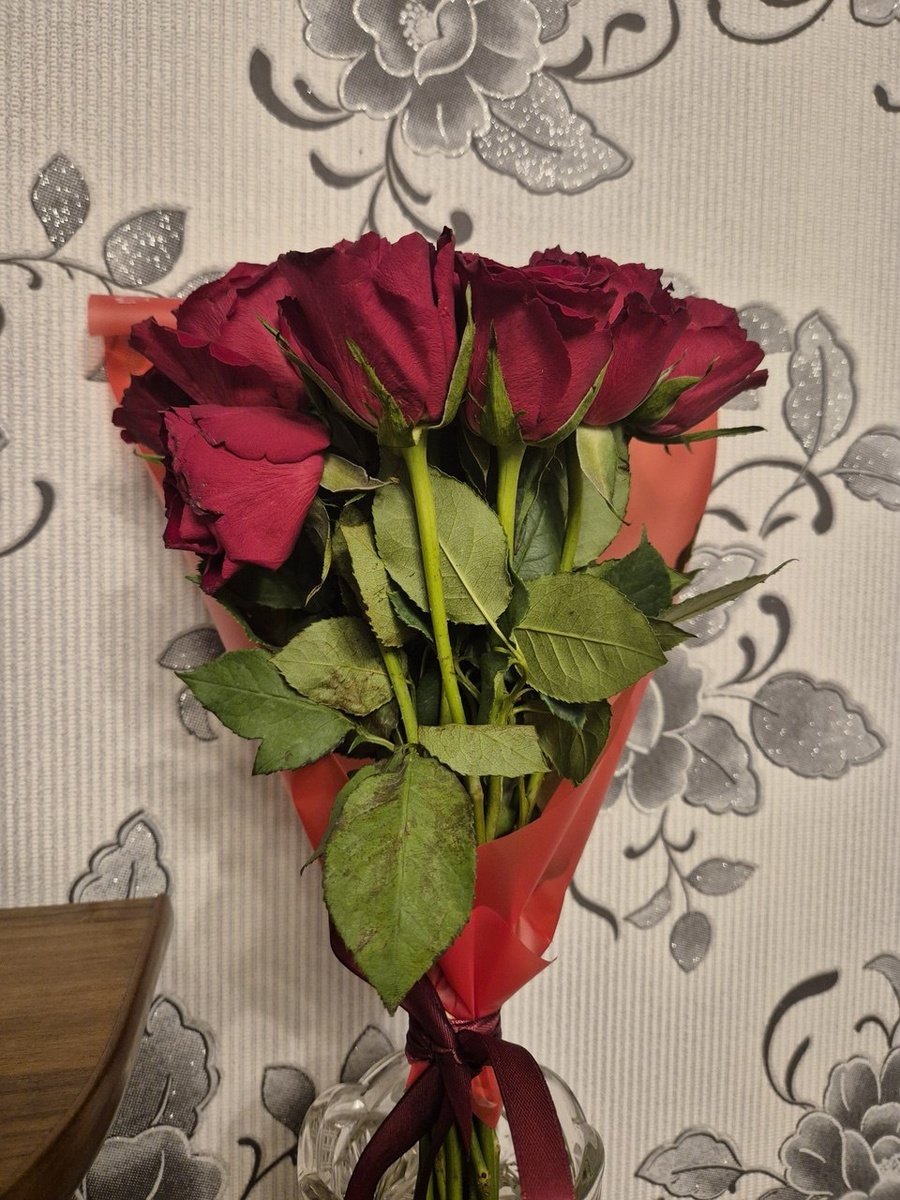 Букет через 4 часа после доставки в тот же день