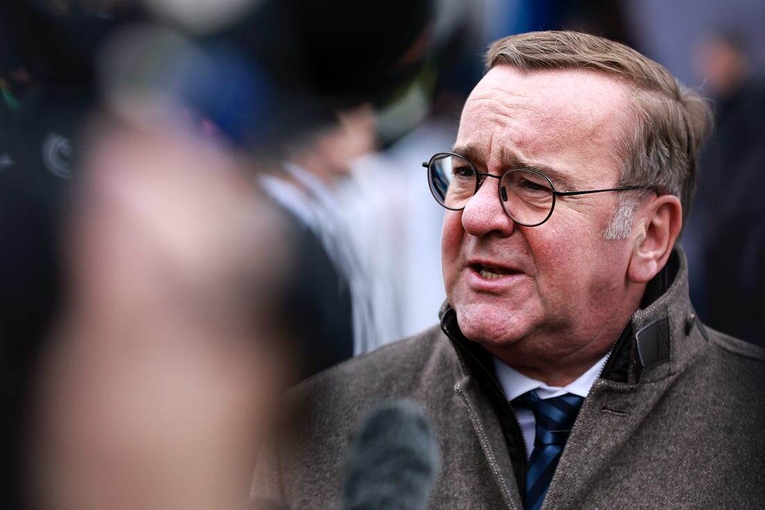 Борис Писториус на конференции по безопасности в Мюнхене.