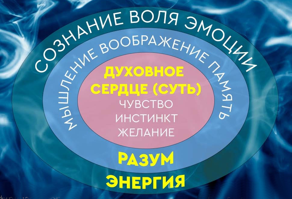 Структура разумного бессмертного воплощённого Духа.