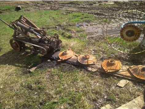 Результат хранения косилки на открытом воздухе