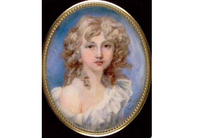 Князь Любомирский, Гертруда Кларк, копия с миниатюры XVIII в. (с) Из частной коллекции, аукционный дом Bonhams