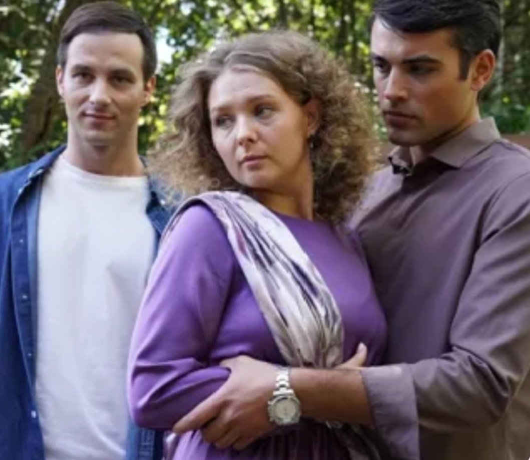 Бывший жених, Серафима, Кирилл. Кадр из мелодрамы: "Счастье на паузе"