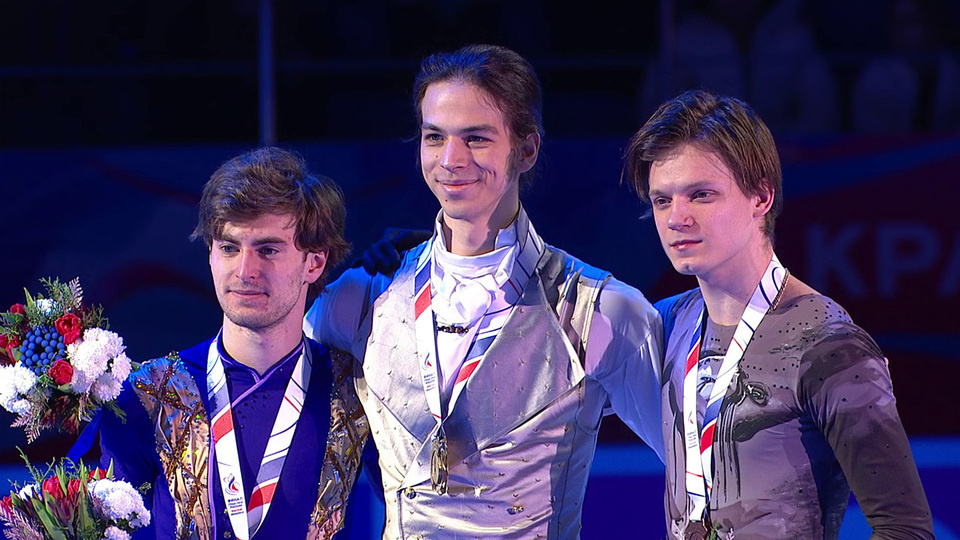 Церемония награждения мужчин