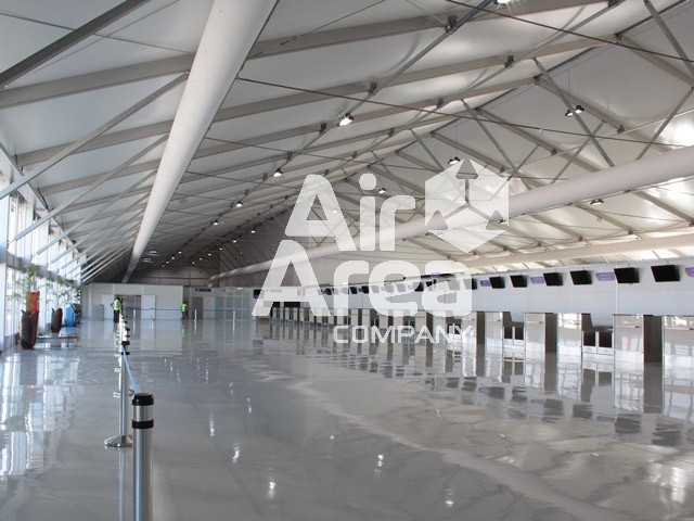 Быстровозводимый пассажирский терминал аэропорта на базе конструкций Air Area.