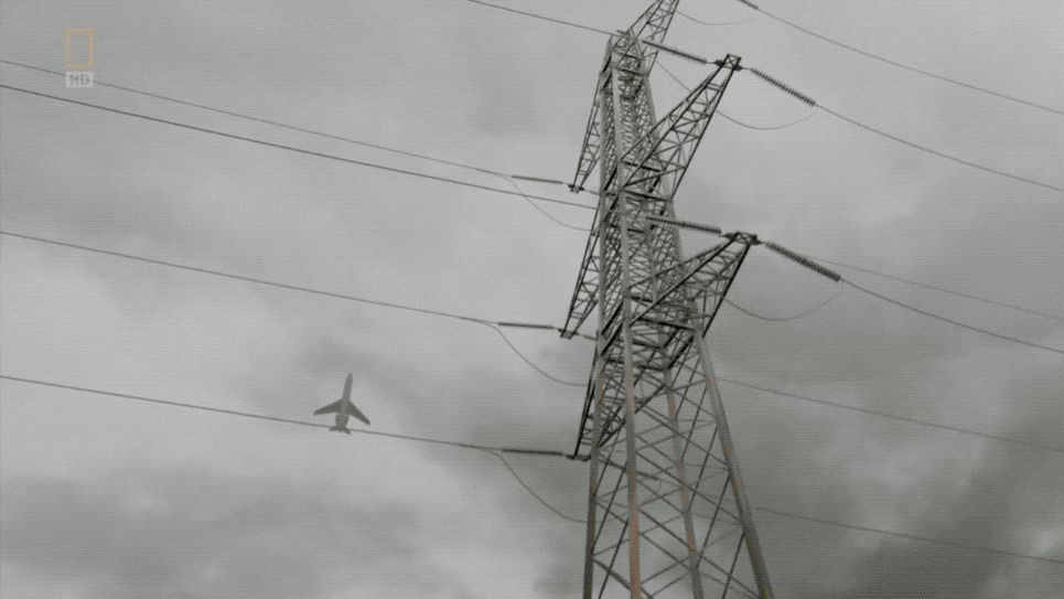 Моделирование крушения рейса 548 авиакомпании BEA. Источник видео: Mayday (Cineflix)
