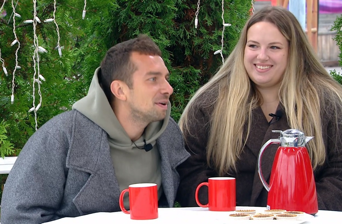 Вадим Ползов и Лена Шлома (фото из эфира на «Okko»)