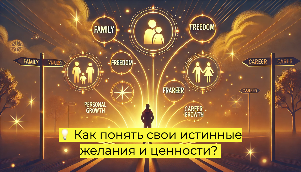 💡 Как понять свои истинные желания и ценности? 
