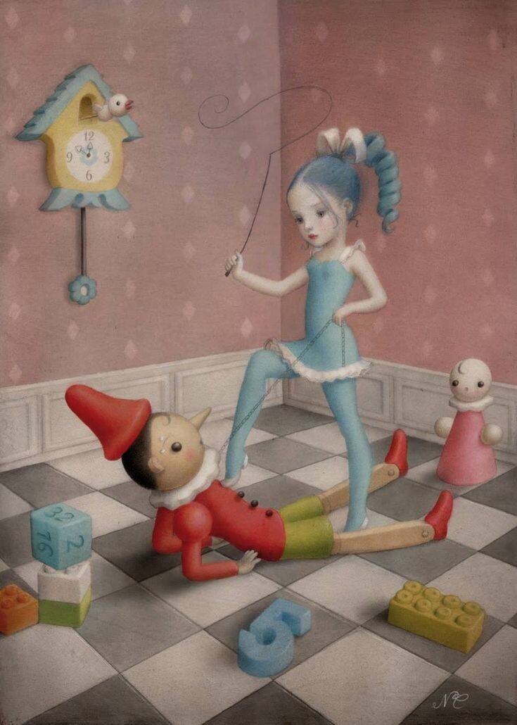 Большой плохой лжец / Big bad liar. Источник: nicolettaceccoli.com