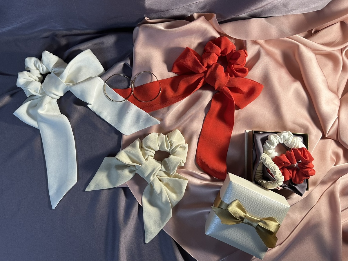 Резинки из натурального шелка