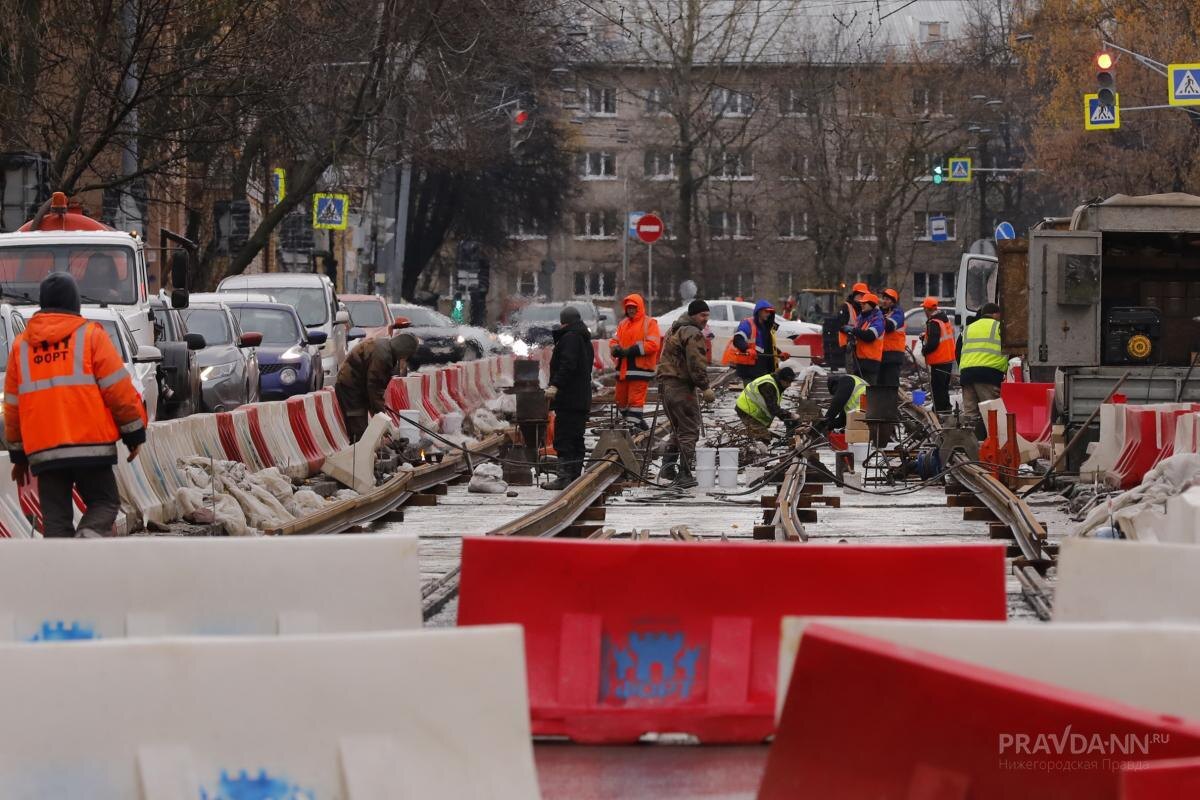    Ограничения связаны с ремонтом трамвайных путей