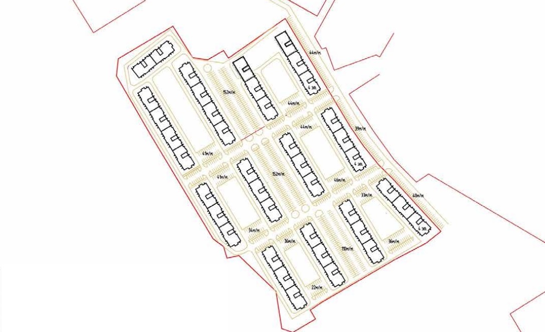 Примерный план застройки участка