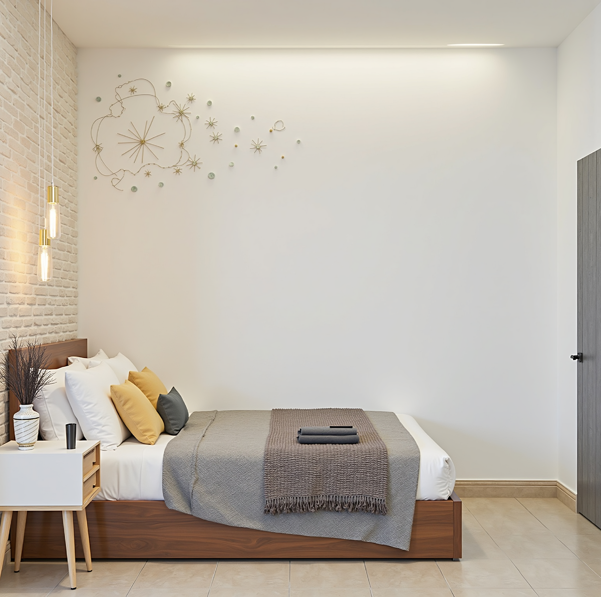 Спальня в в стиле минимализм