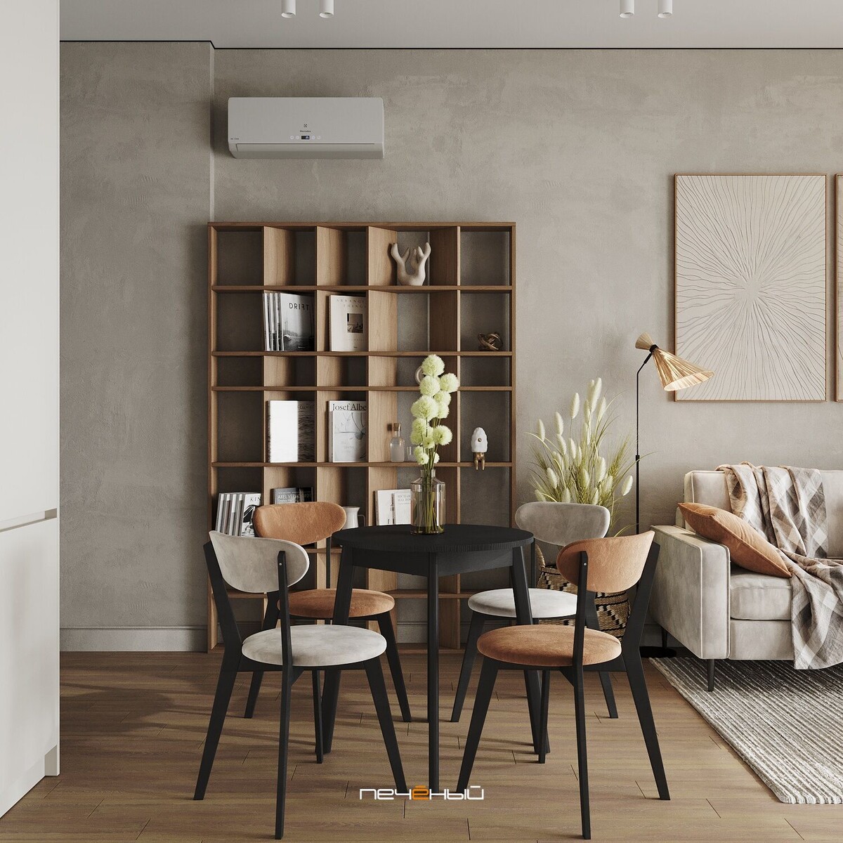 Дизайн кухни-гостиной