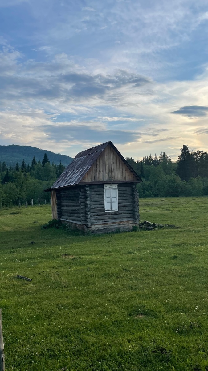 Отнурок - такие домики еще сохранились 