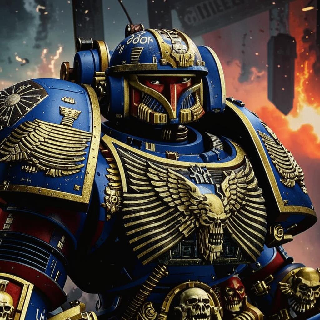 Грозный облик космодесантника по версии нейросети