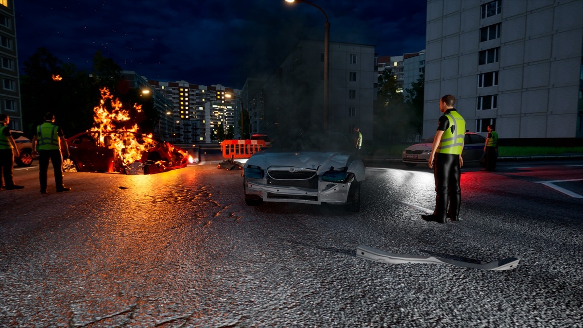 Авария, с которой все началось. Скриншот: Канал Oleg Drive