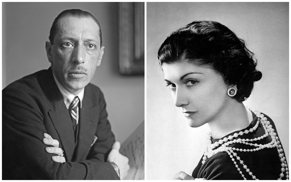 Игорь Стравинский и Коко Шанель