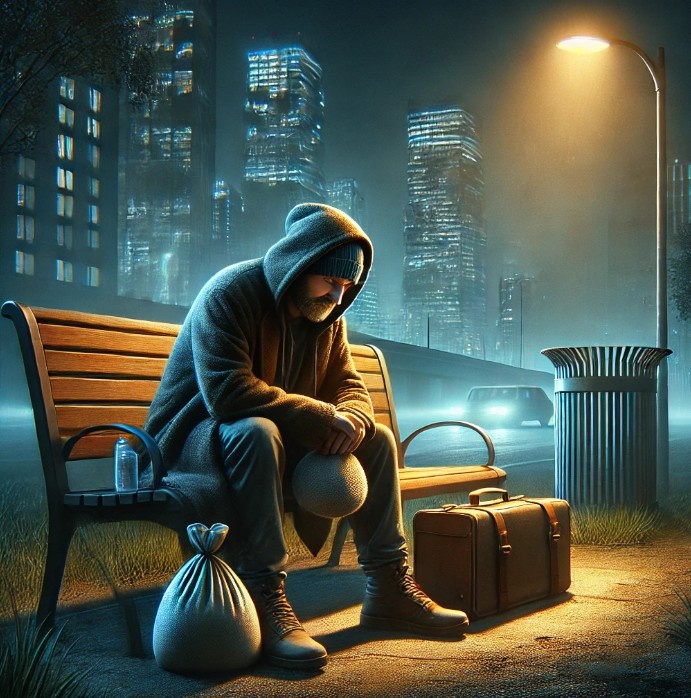 Тяжко жить бомжом