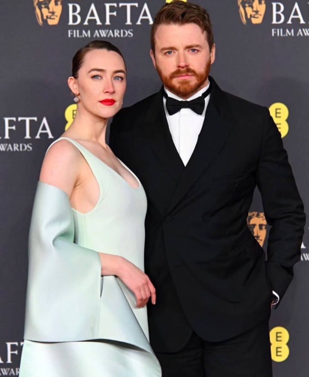 Сирша Ронан и Джек Лауден на BAFTA 2025. Материал из сети.