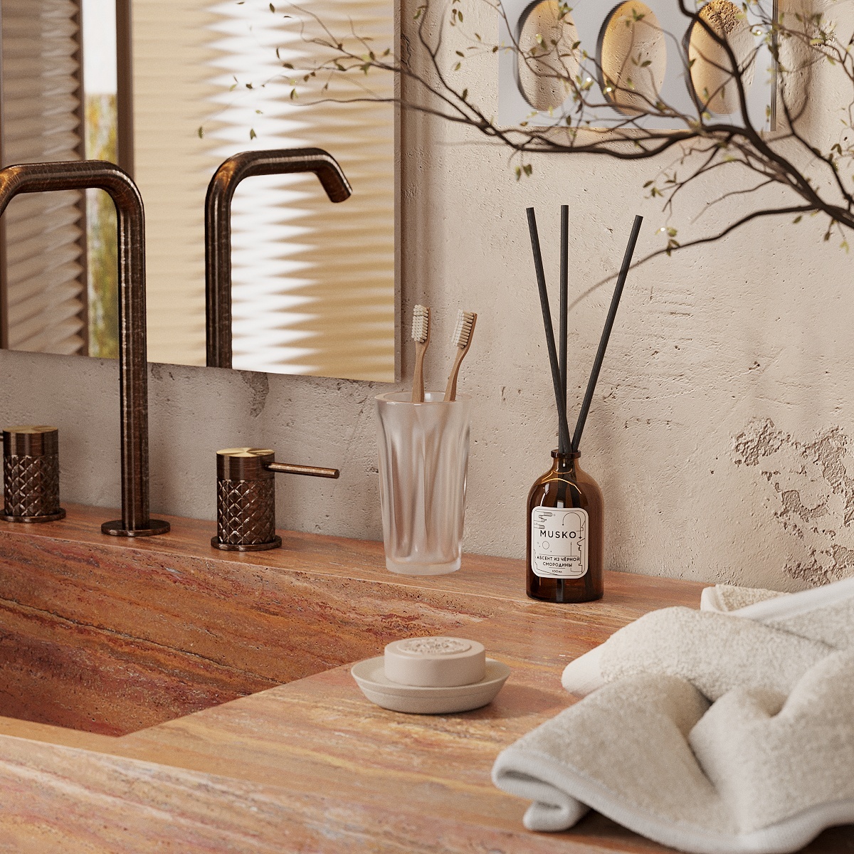 Рис. 1. Аромадиффузор с палочками