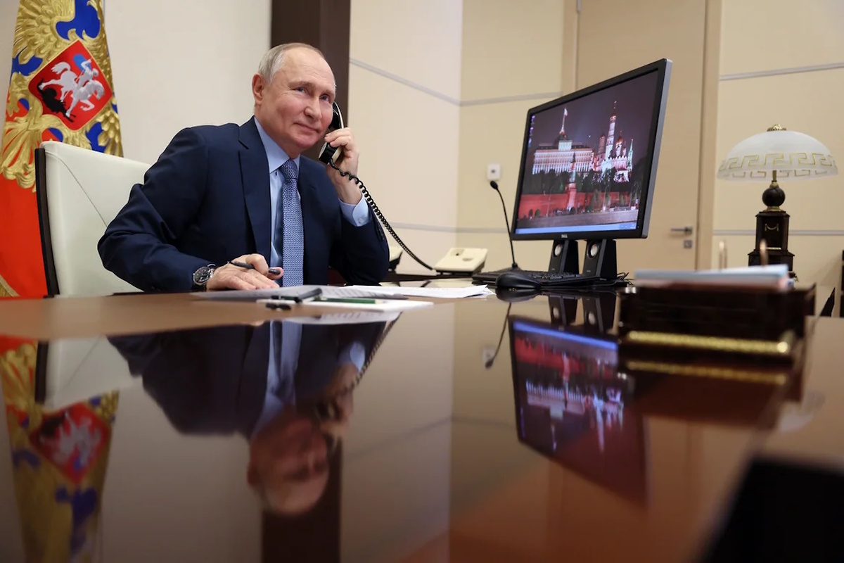 Президент России Владимир Путин. Фото: пресс-служба президента РФ