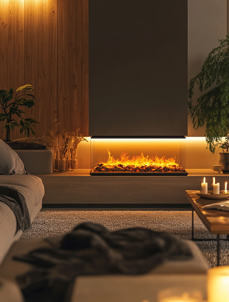    Как выбрать угловой электрический камин с эффектом живого пламени для уюта и тепла в вашем доме Kamin