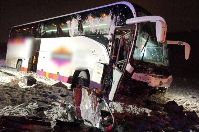    Автобус, с которым столкнулась машина, был экскурсионным.Фото: Прокуратура Башкирии