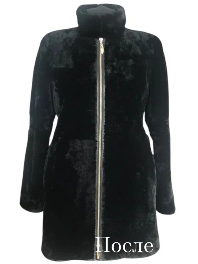 Переделка пальто из овчины. Ателье Ирины Берзиной.