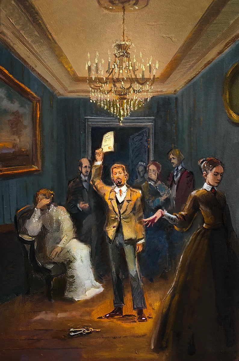 Иллюстрация из книги «Вишнёвый сад», серия «Малая книга с историей», Издательский Дом Мещерякова, 2025