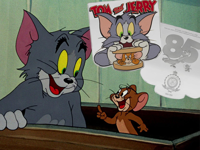 Монета Ниуэ «Том и Джерри» 10 долларов 2025