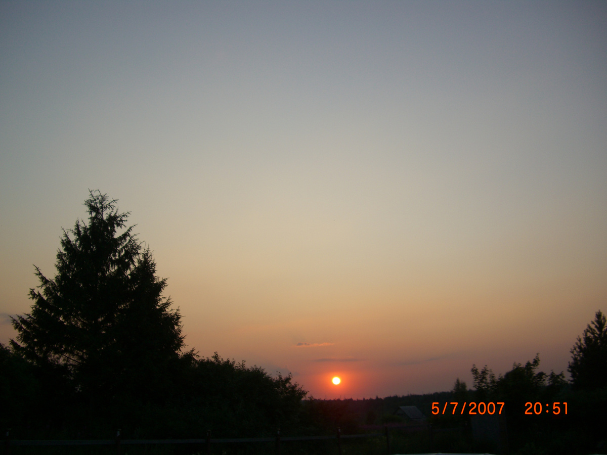 Это солнце у меня на даче