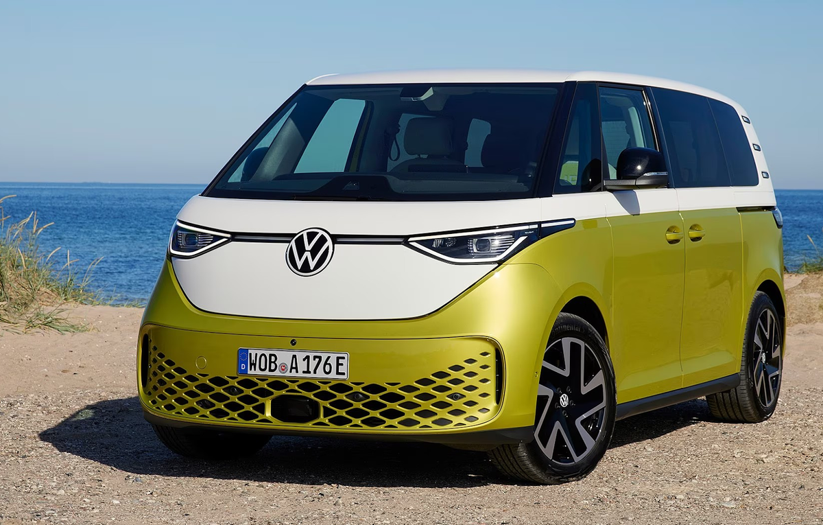 VW ID.Buzz в тесте с батареей на 77 кВт*ч получилось зарядить за 31 минуту