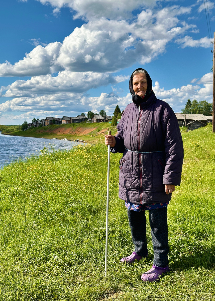 местная жительница деревни