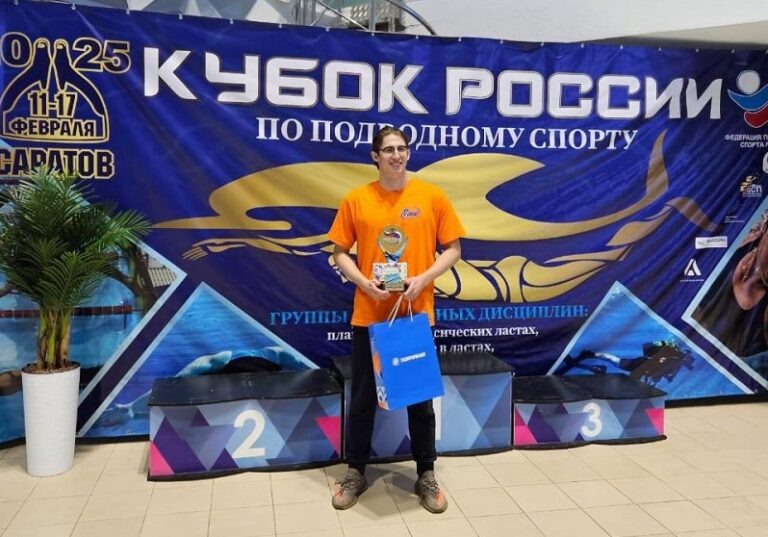    Оренбуржец Алексей Федькин завоевал 4 медали на Кубке России по подводному спорту Марина Шарт