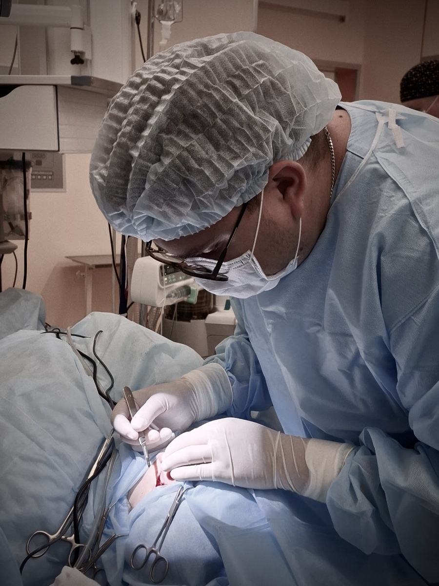 Фото сделано на начальном этапе операции: "Разрез". 