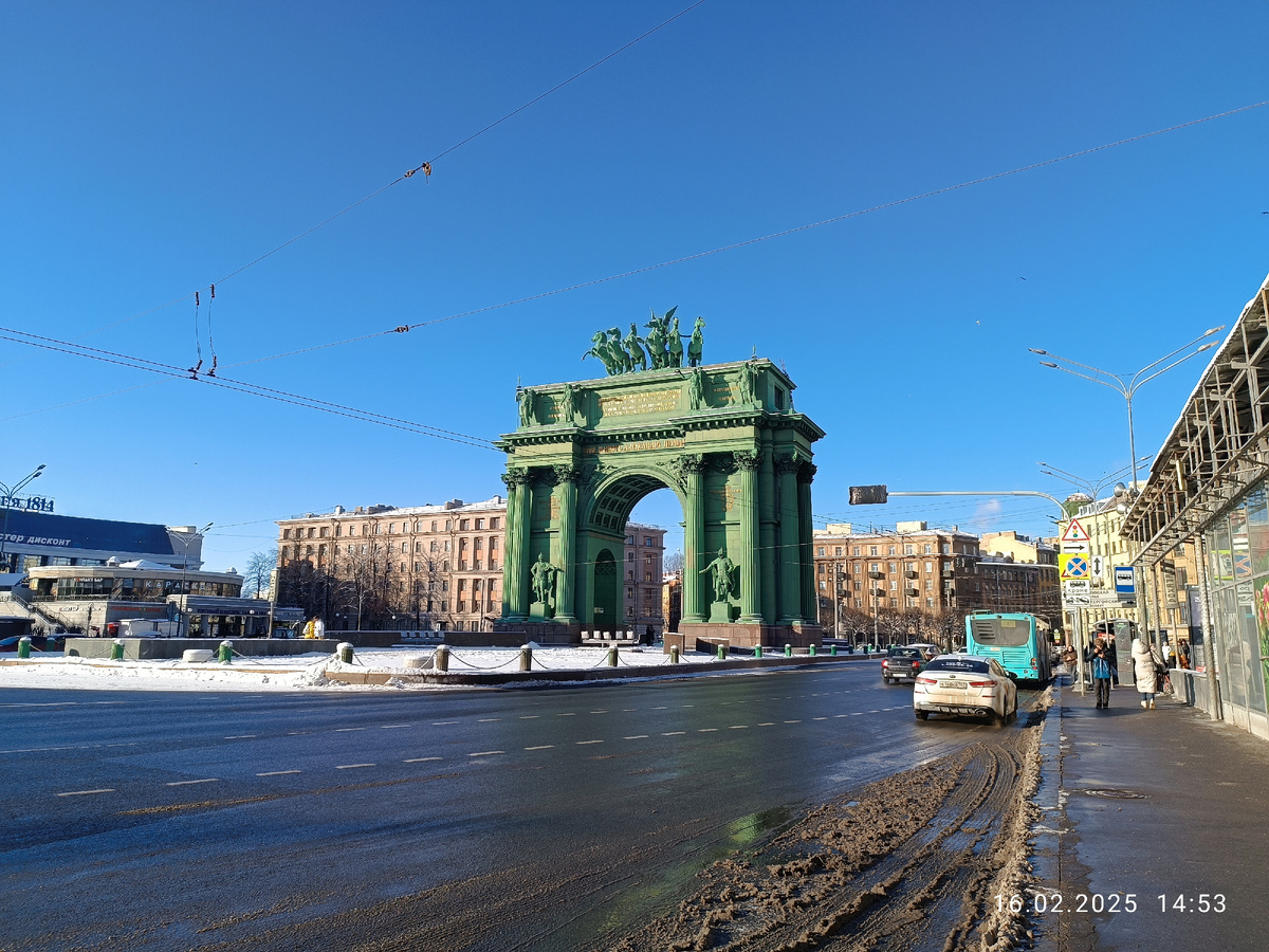 Погода в Петербурге.