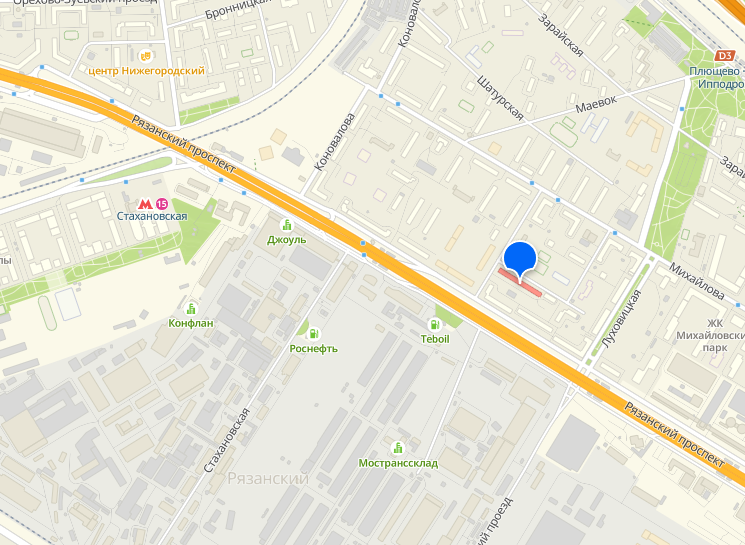 Расположение объекта