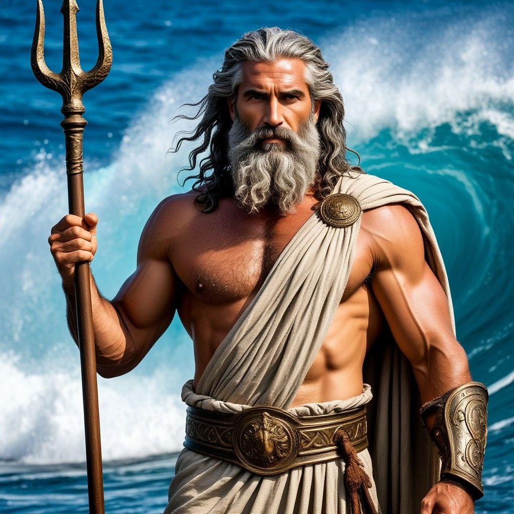 Посейдон "глазами" нейросети