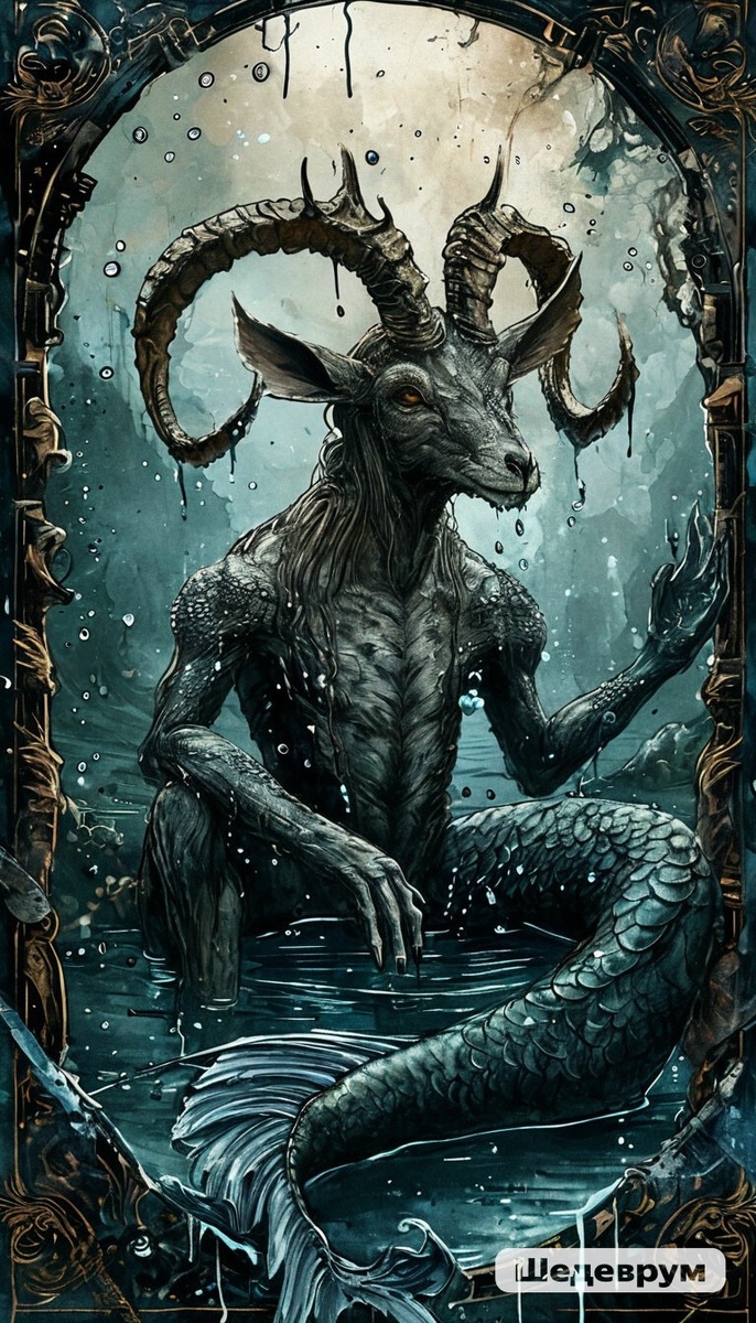 Вот таким мифическое существо козерог видят нейросети