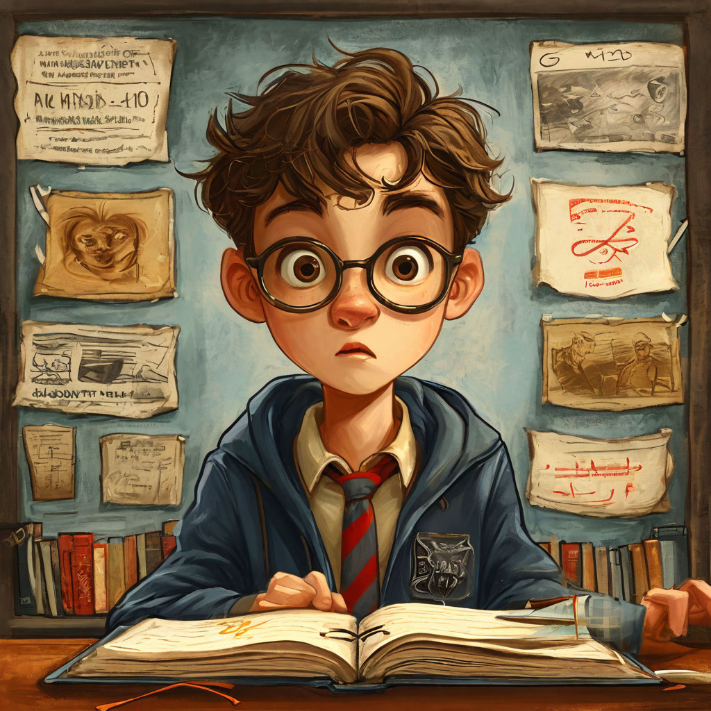 Ученик, которому поставили плохую оценку за поведение :(