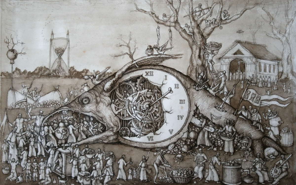 Ю. Лаптев, стимпанк-графика