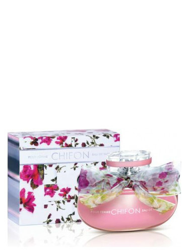 Chifon Emper — это аромат для женщин, он принадлежит к группе цветочные древесно-мускусные. Верхние ноты: Бергамот и Мандарин; средние ноты: Жасмин, Роза, Корень ириса и Сандал; базовые ноты: Белый мускус и Ваниль.