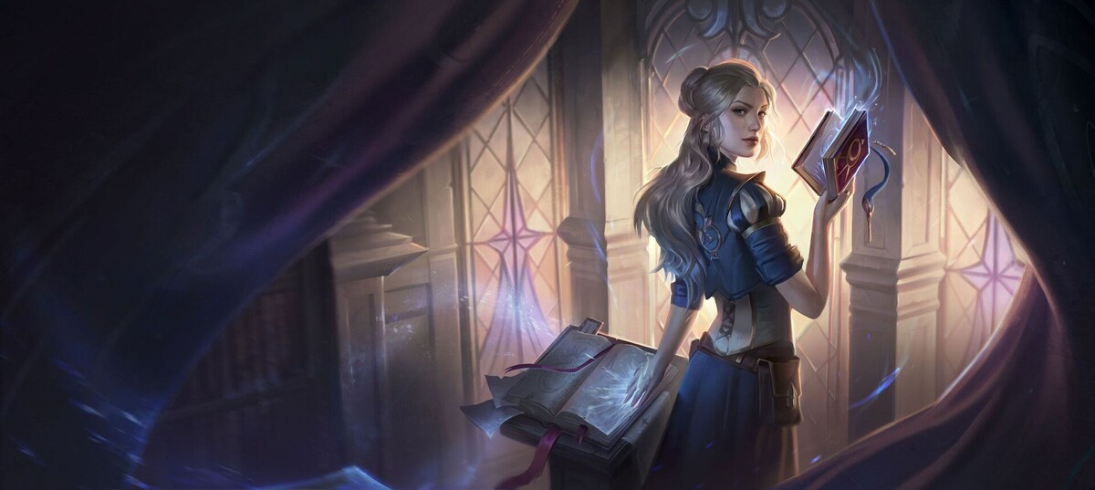 Девочка маг учится