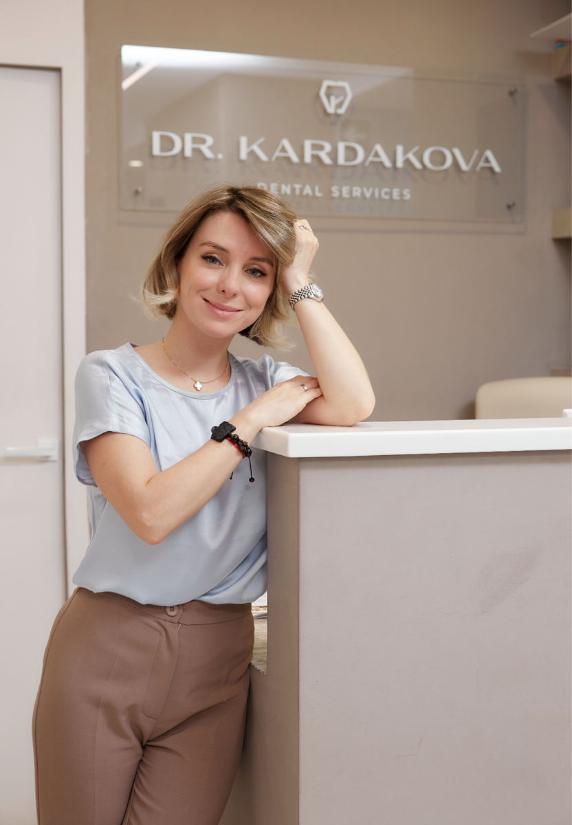   Владелица стоматологической клиники DR.KARDAKOVA Анастасия Кардакова Freedom Strength Beauty